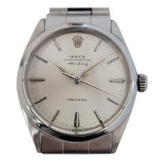 Herren Rolex Oyster Precision Ref 1002 Air King Automatik 1960er Jahre mit Papier RA249