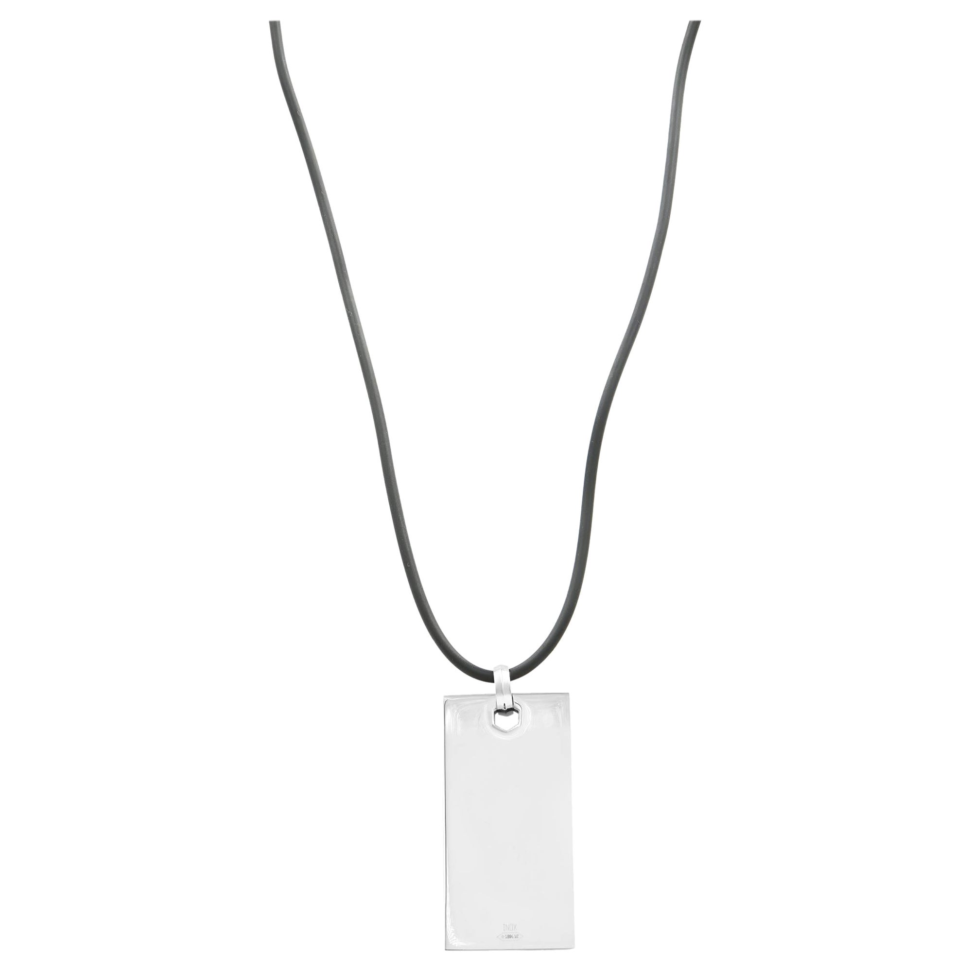 Bliss by Damiani Diamond Flash Pendant Necklace Stainless Steel 18K Yellow Gold  For Sale