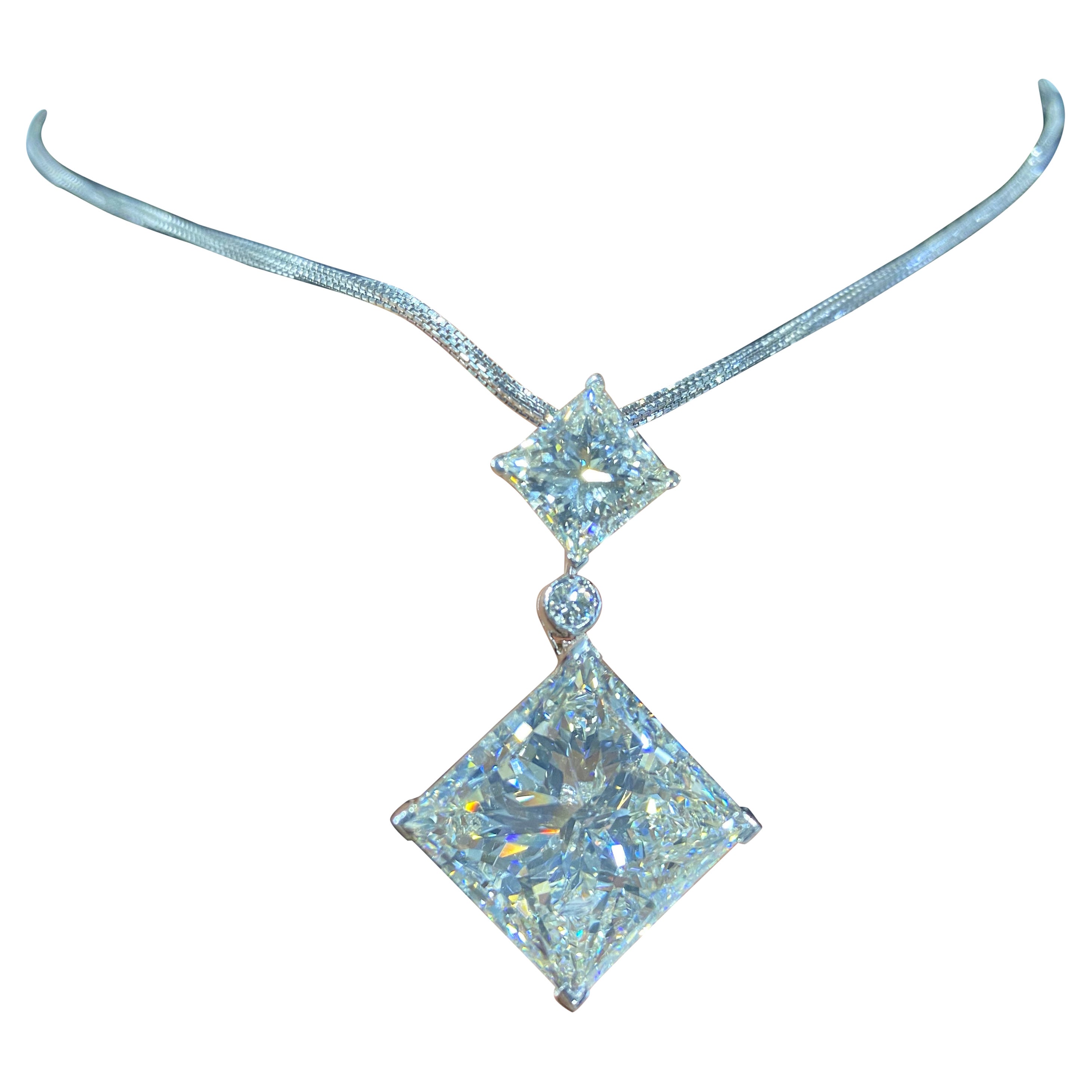 Collana In Argento 925 Sterling KEETEEN 'Colorful Life' – Ciondolo A Goccia Con Pietre Sintetiche Colorate – Regalo Elegante
