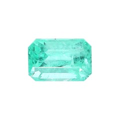 Emerald Cut Russian Emerald Ring Loose Gemstone 2.13 Carat Weight