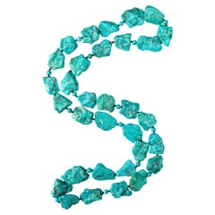 Alex Jona Pebble Turquoise Necklace