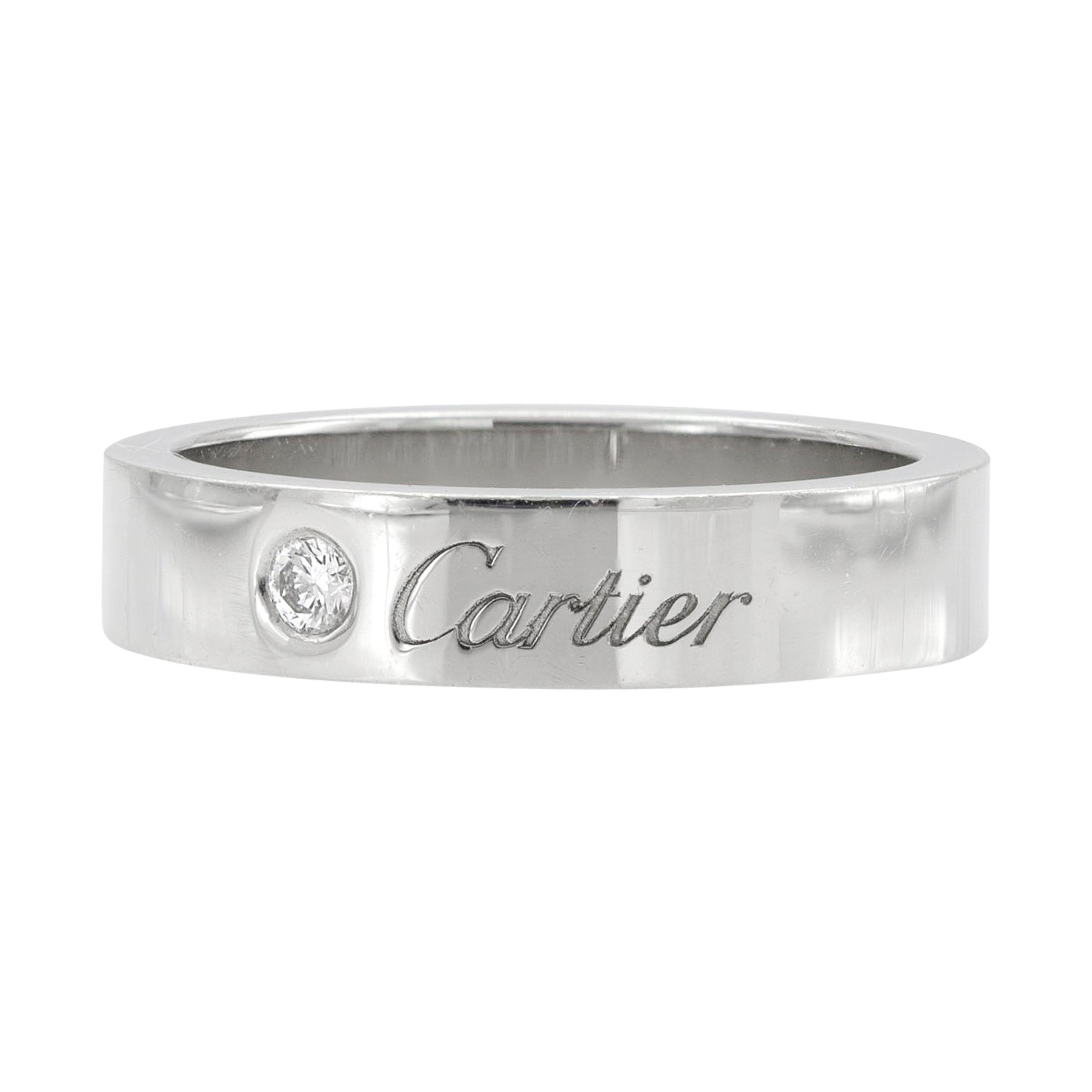 C de Cartier Ring For Sale
