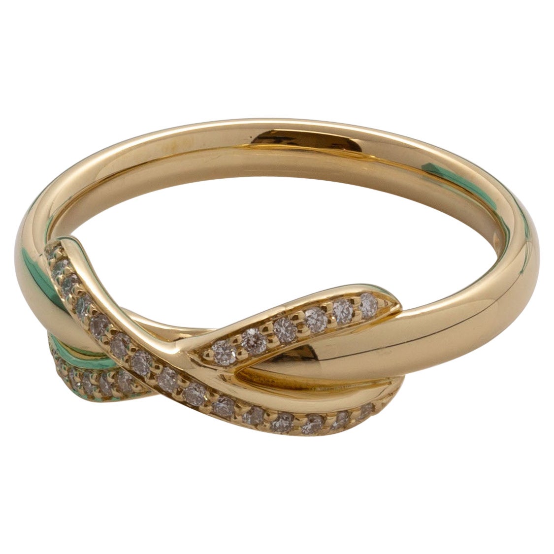 Tiffany & Co. Infinity Ring in 18k Yellow Gold For Sale