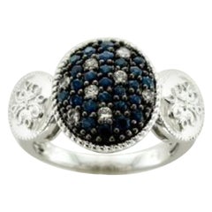 Used Le Vian Ring Featuring Blueberry Sapphire, White Sapphire Set