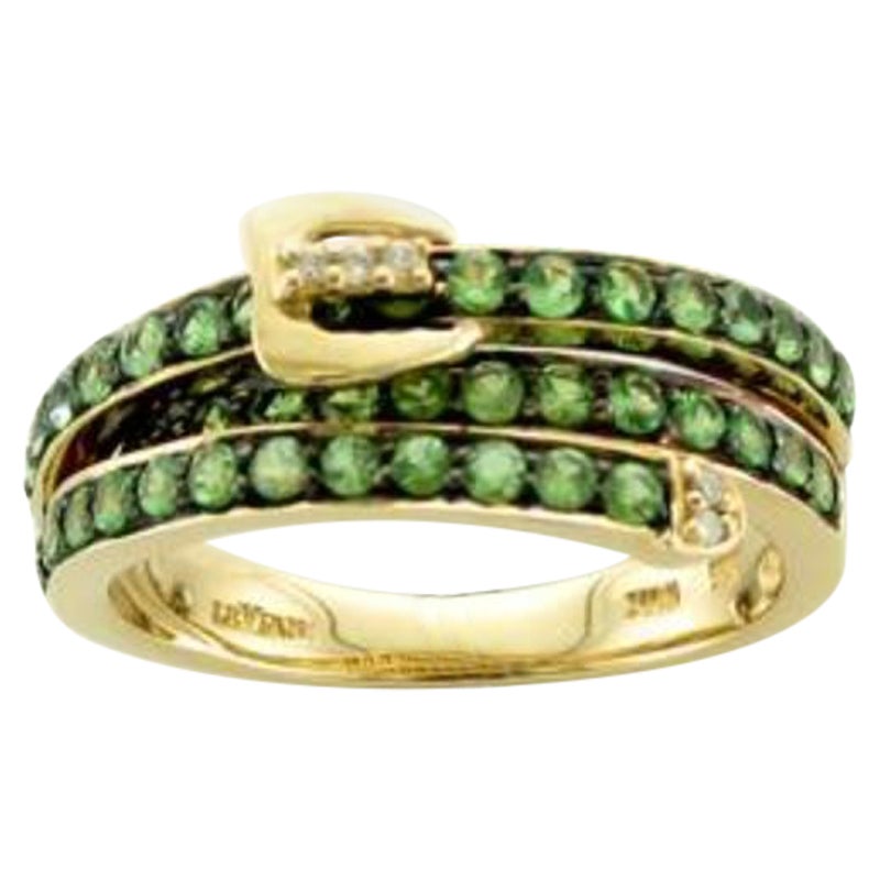 Le Vian Ring Featuring Forest Green Tsavorite Vanilla Diamonds Set