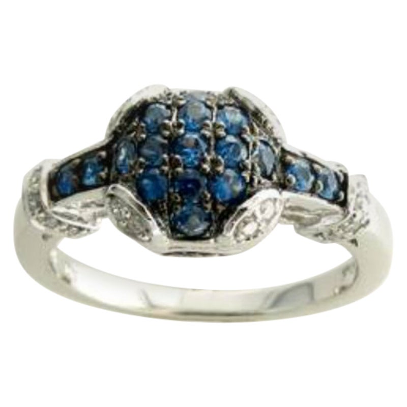 Le Vian Ring Featuring Cornflower Sapphire Vanilla Diamonds Set For Sale