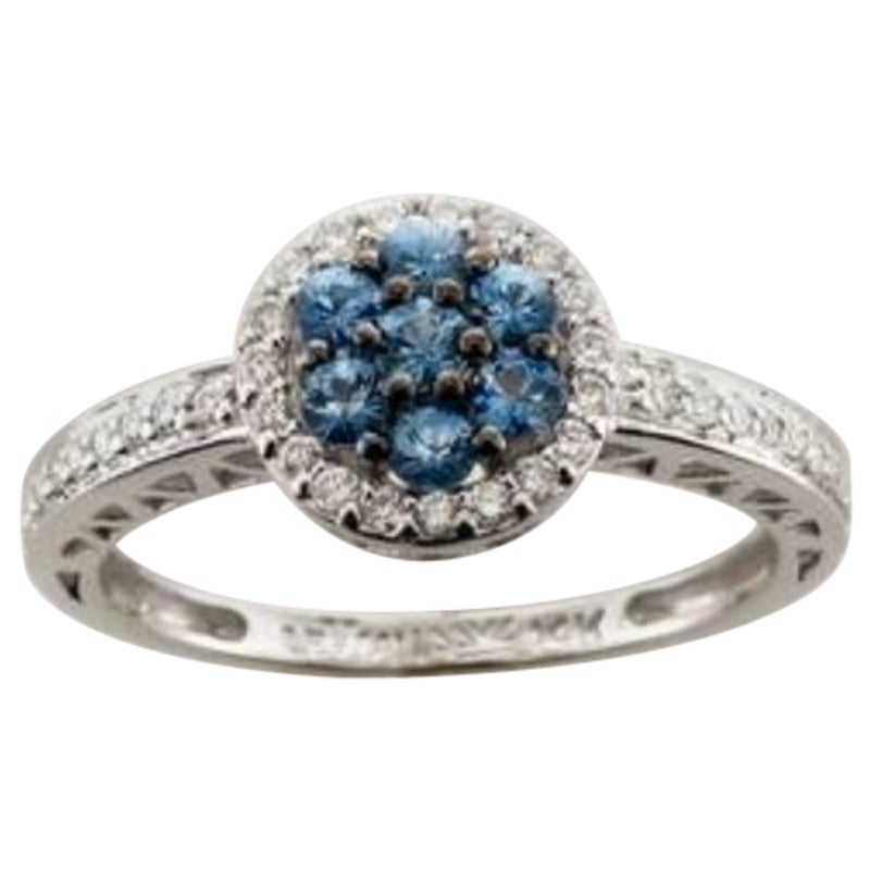 Le Vian Ring Featuring Cornflower Sapphire Vanilla Diamonds Set For Sale