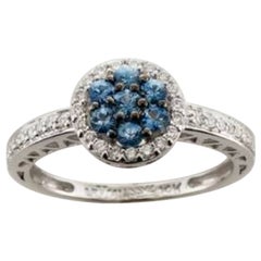 Bague Le Vian sertie de saphirs bleuet et de diamants vanille