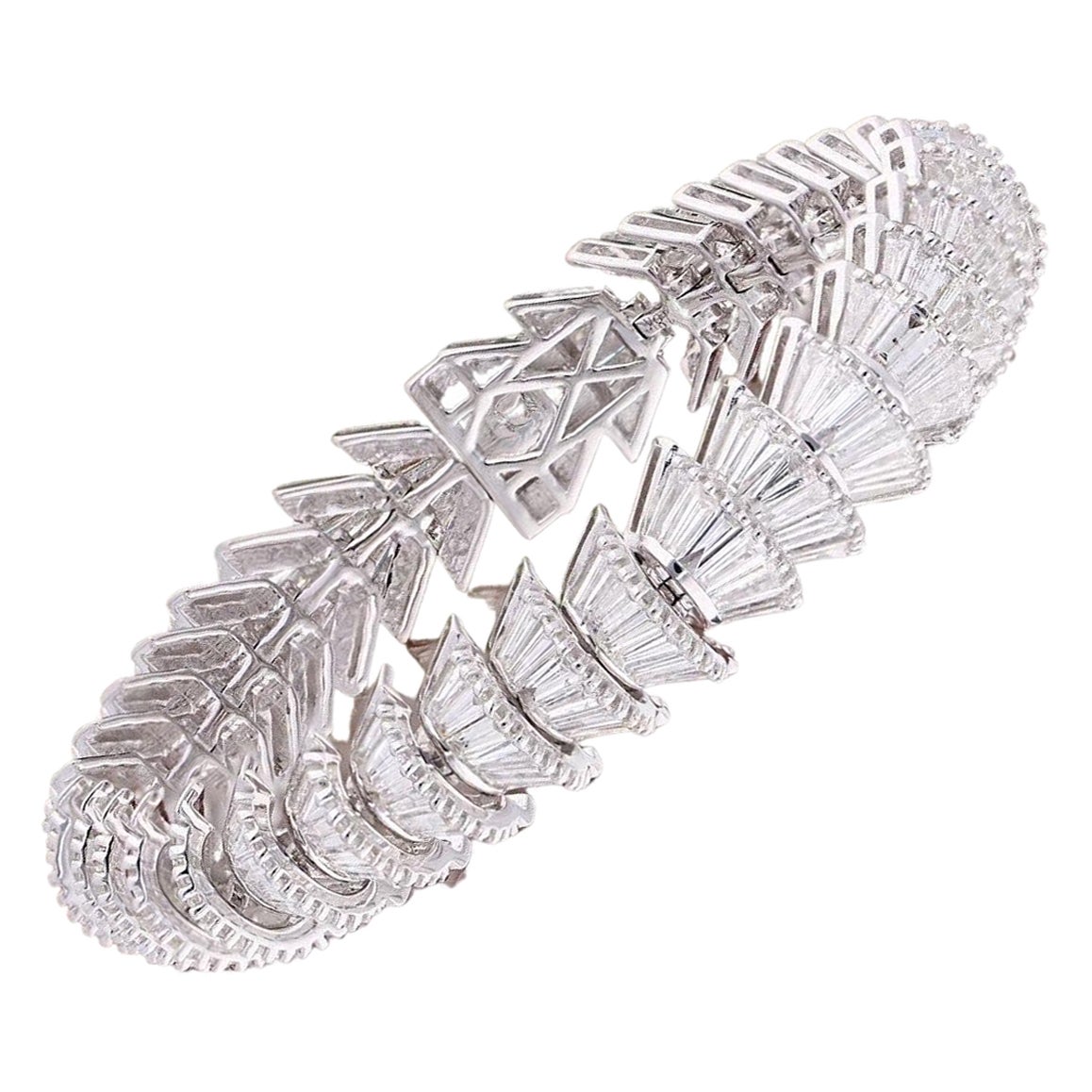 Splendido bracciale con diamanti Ct 15, 20