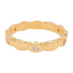 6 Diamond Fashion Stack Ring in 18kt Yellow Gold