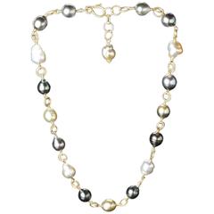 Faye Kim Multicolored South Sea, Black Tahitian Baroque Necklace 11