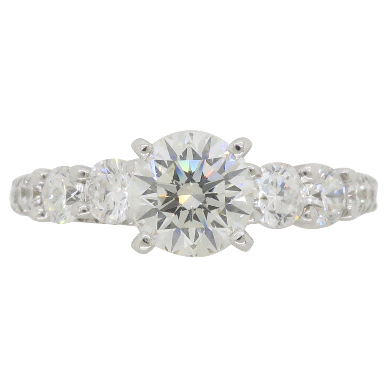 Certified Diamond Encrusted Engagement Ring