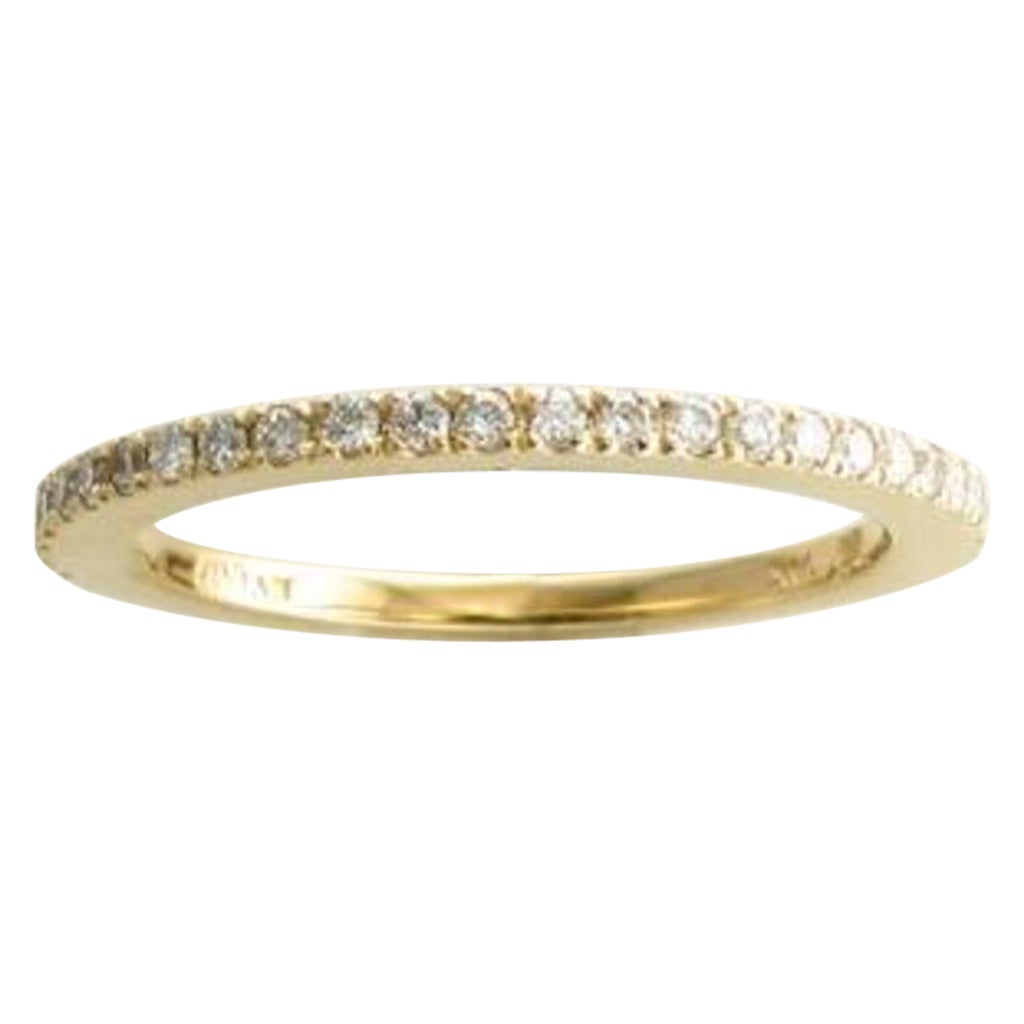 Grand Sample Sale Ring Featuring Vanilla Diamonds Set in 14k Honey Gold