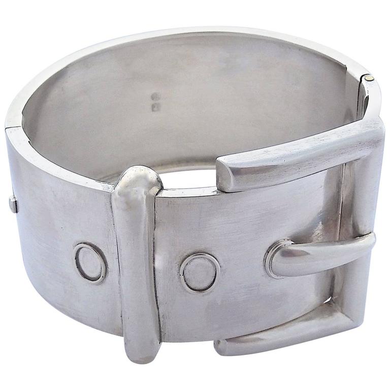Antique Silver Buckle Bracelet At 1stdibs Antique Silver Buckle Bracelet For