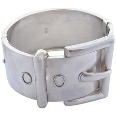 Antique Silver Buckle Bracelet