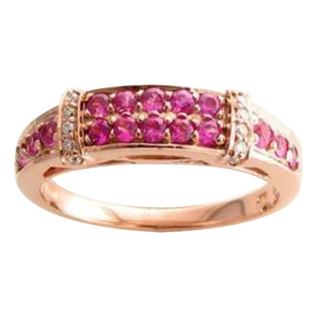 Grand Sample Sale Ring featuring Bubble Gum Pink Sapphire Vanilla ...