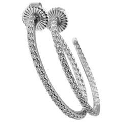 Hearts On Fire Hoopla Diamond Gold Oval Hoop Earrings 8