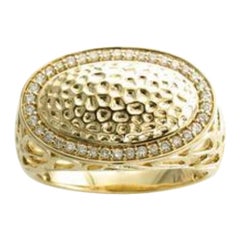 Le Vian Ring Featuring Vanilla Diamonds Set in 14K Honey Gold