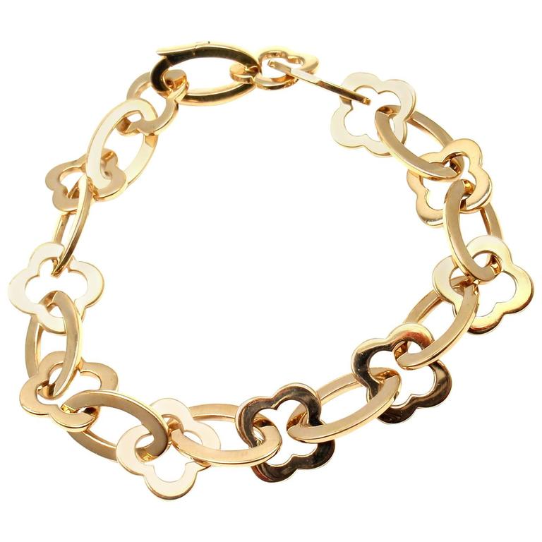 Van Cleef and Arpels Byzantine Alhambra Gold Bracelet at 1stDibs | van cleef  byzantine bracelet, van cleef byzantine alhambra bracelet, van cleef  byzantine necklace