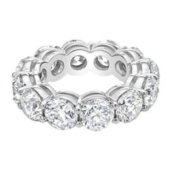 1ct. Platin-Eternity-Ring mit stapelbarem Diamanten