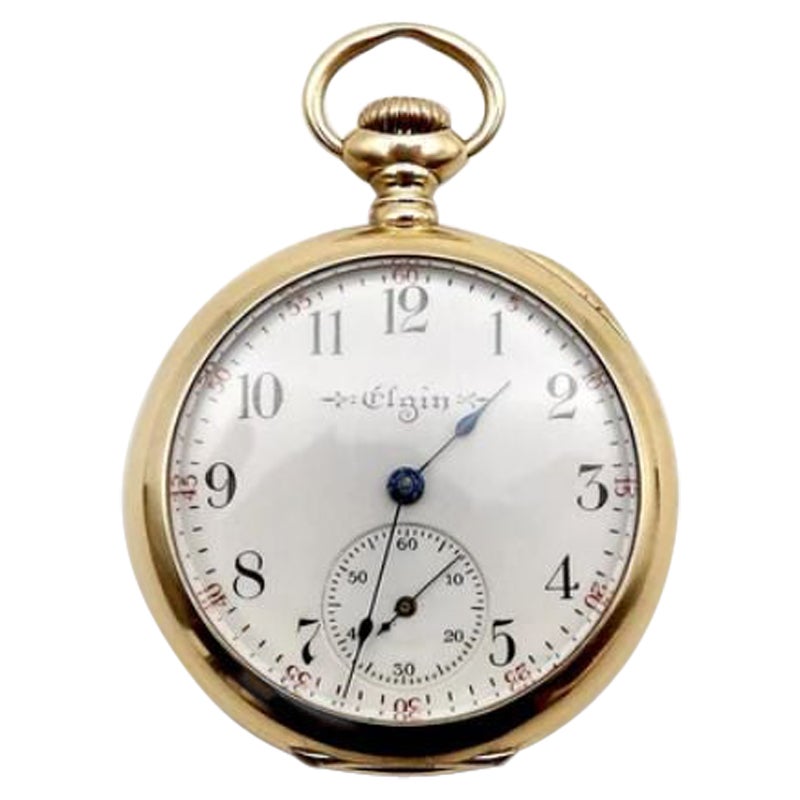 14K Gold Edwardian Elgin Ladies Pocket Watch, 1904