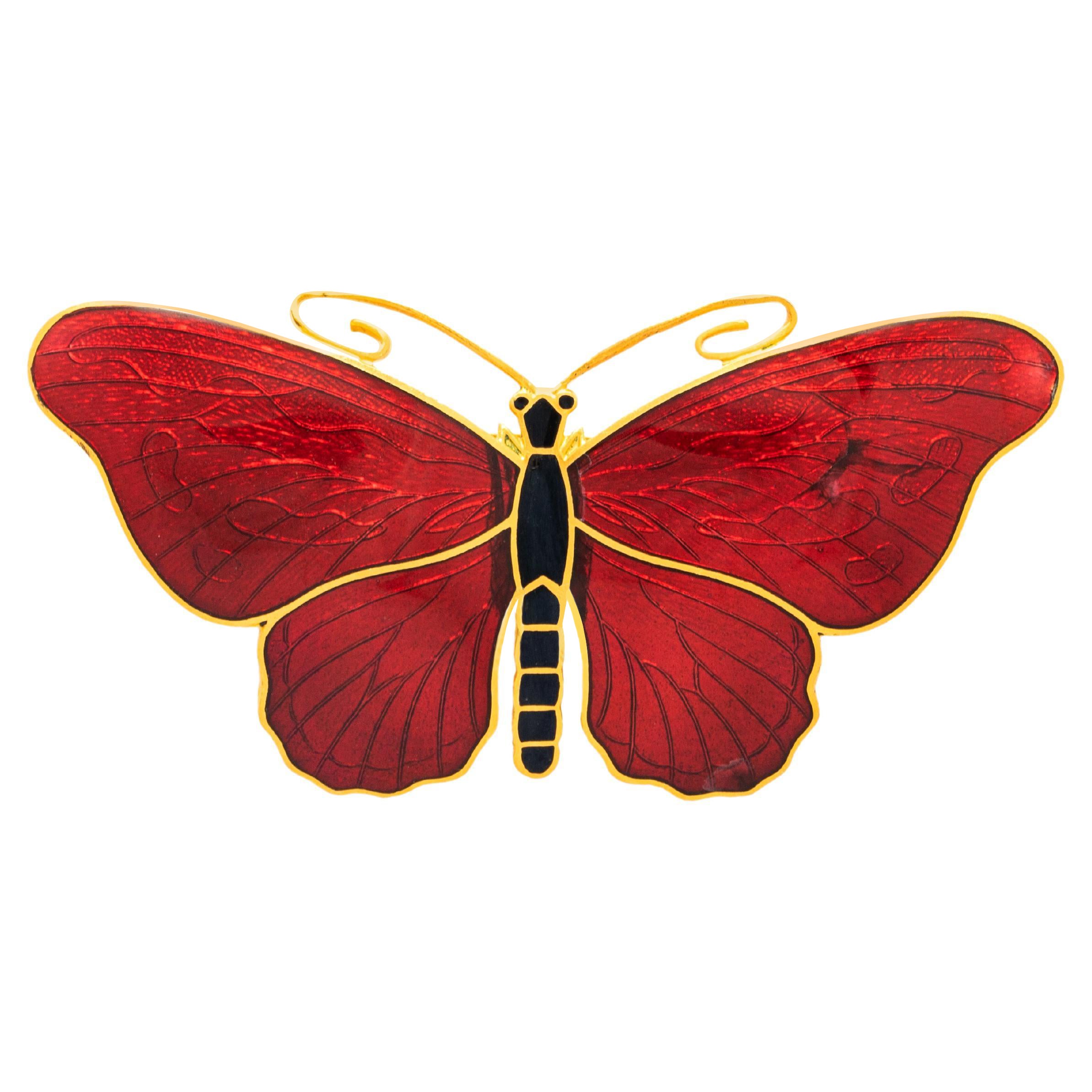 CC. Sporrong et Cie. Broche papillon