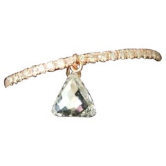 PANIM Nizam Taviz Cut Diamond 18k Rose Gold Dangling Ring