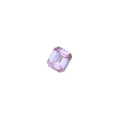 Natural Pink Loose Kunzite Gemstone 1.45 Carats Faceted Kunzite Gemstone