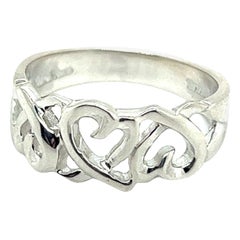 Bague de succession Tiffany & Co en argent sterling, taille 7,75 par Paloma Picasso