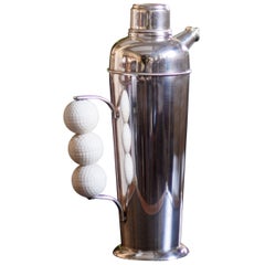 Silver plated "Golf" shaker P.H.V. & C.