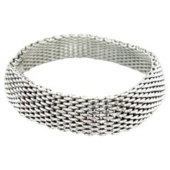 Nachlass Somerset Mesh-Armband von Tiffany & Co Sterlingsilber