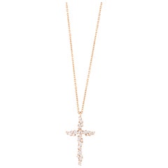 Scintilla Diamond Cross Necklace by Joanna Achkar 