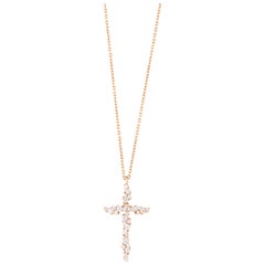 Scintilla Diamond Cross Necklace by Joanna Achkar