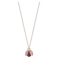 14k Gold Ladybug Necklace, Animal Necklace