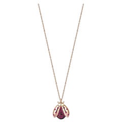 14k Gold Ladybug Halskette, Tier-Halskette