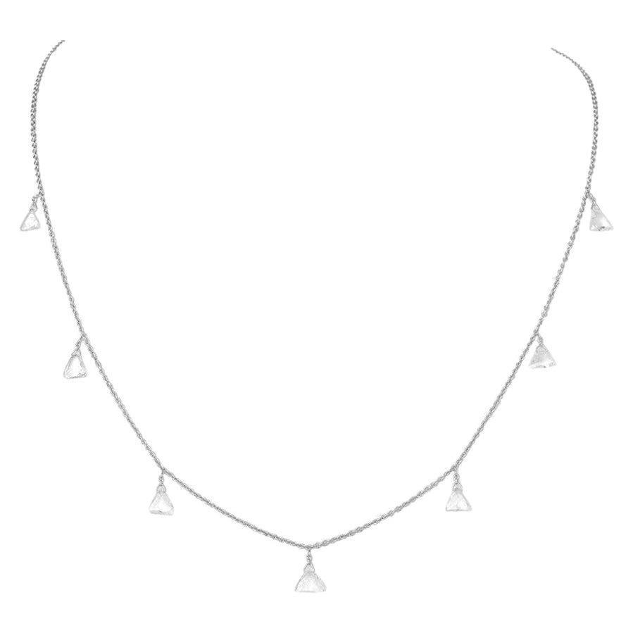 PANIM 18K Diamond Taviz 18K White Gold Choker Necklace For Sale