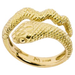 Snake-Ring aus 18 Karat Gelbgold von Jona