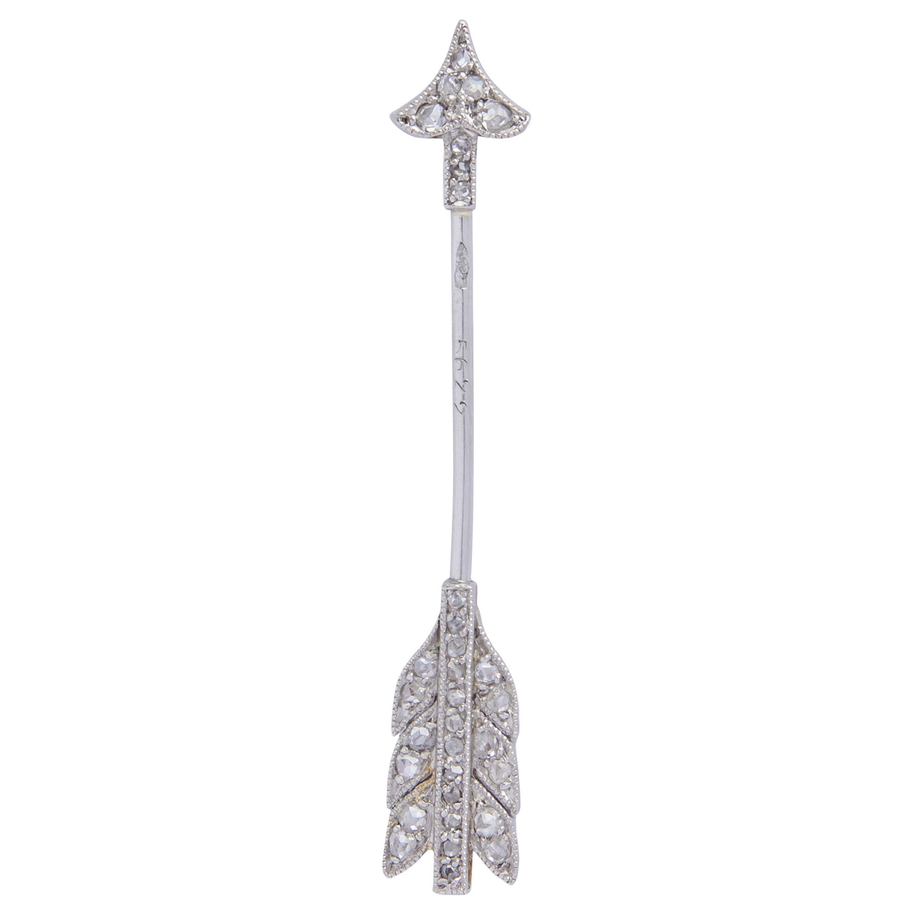 Art Deco, Cartier Diamond Arrow 'Jabot Pin'