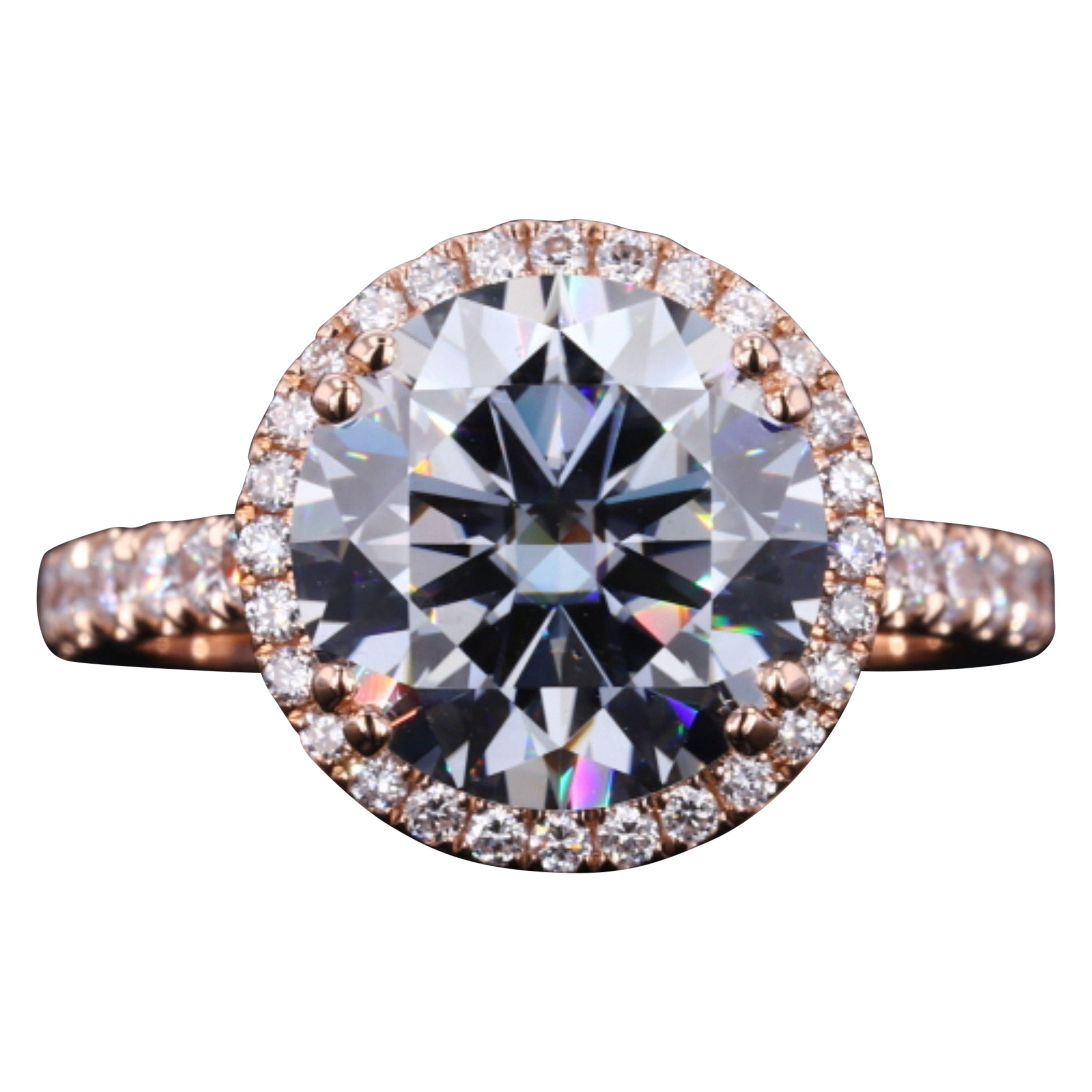 Customizable Gray Diamond Engagement Ring Gray Diamonds Vintage 18k