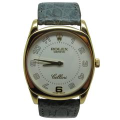 Rolexl Yellow Gold Cellini Mechanical Wristwatch