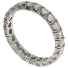 Diamonds Gold Band Ring 8