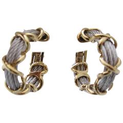 Fred Force 10 Steel and Gold Earrings
