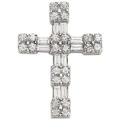 Diamond Gold Cross Pendant