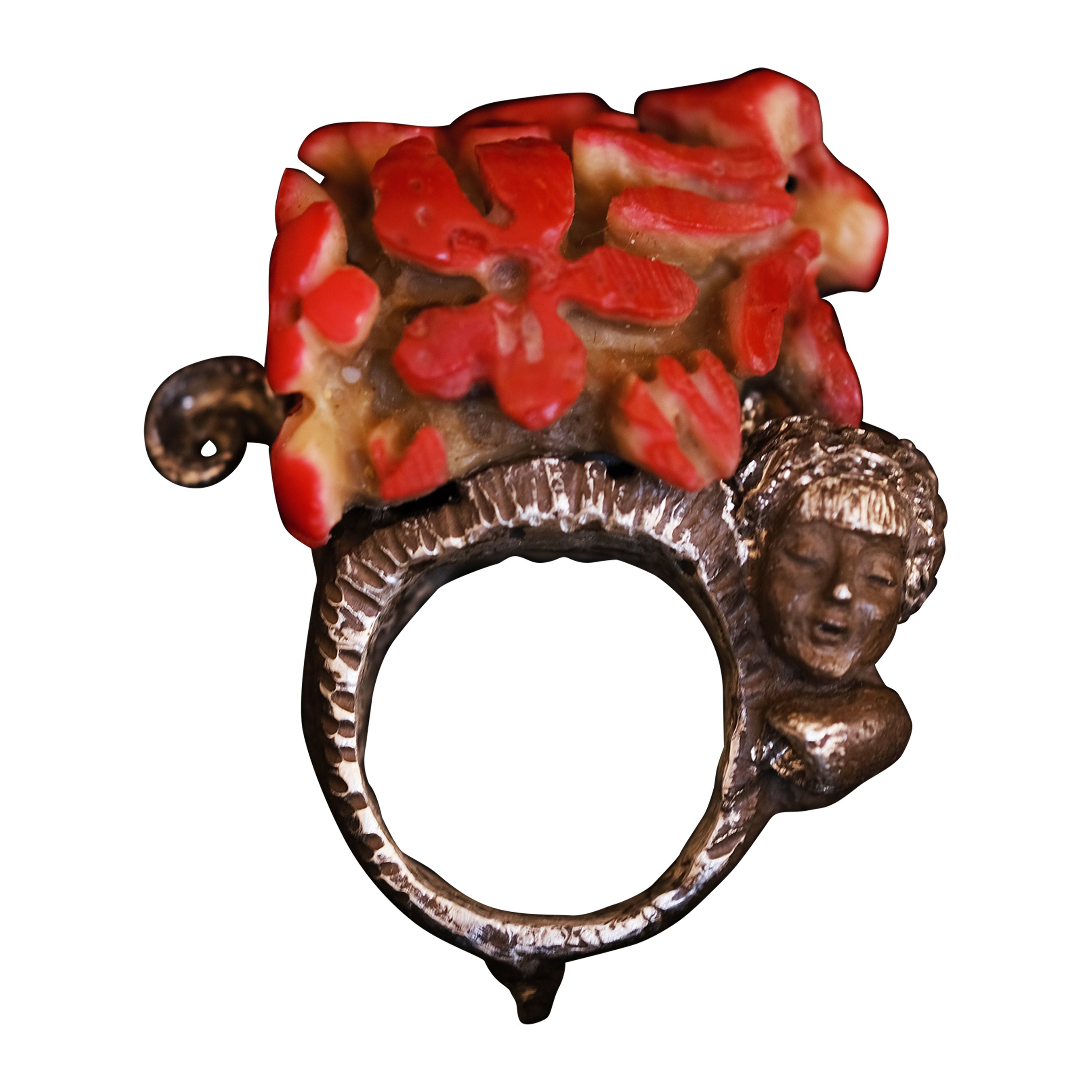 Coral Ring / in the Garden For Sale