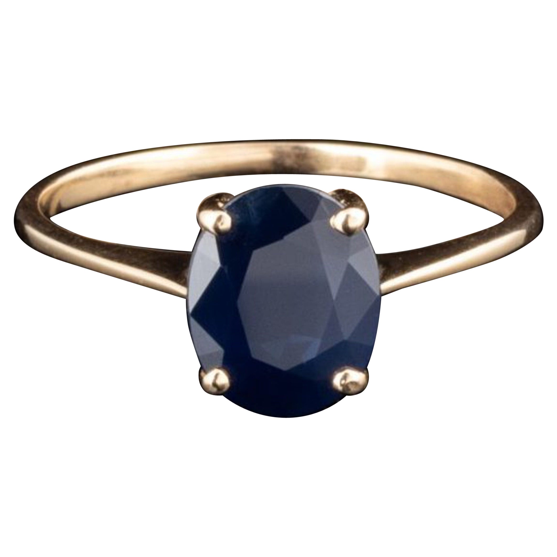 For Sale:  Unique Oval Cut Sapphire Engagement Ring, Diamonds Engagement Ring 18K Gold