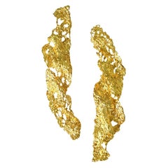 Barbosa 'Patricia' Earrings in Gold Plated Brass