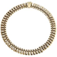 1940s Gold Collar Necklace