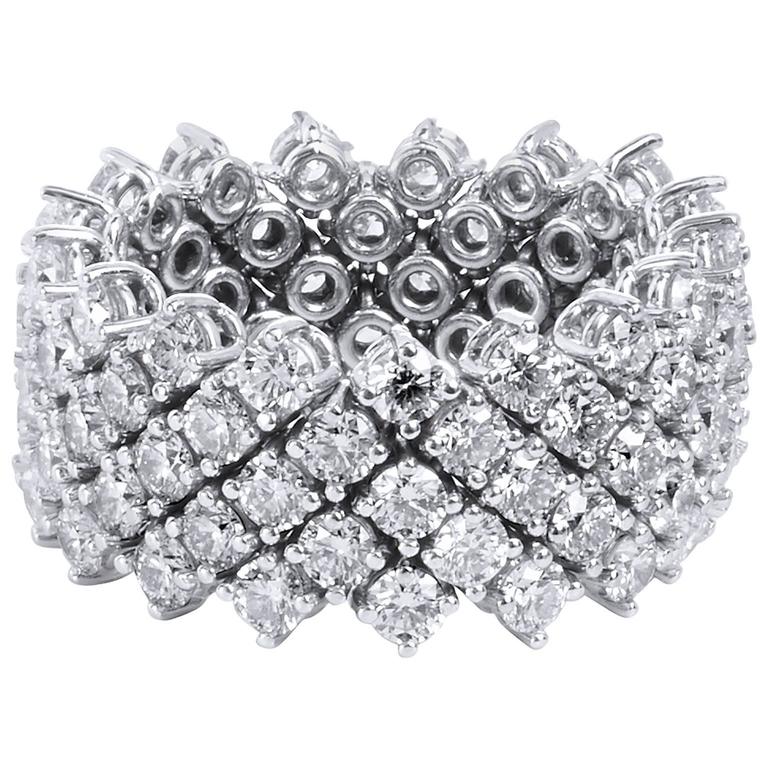 Flexible Diamond Gold Band Ring at 1stDibs flexible diamond ring