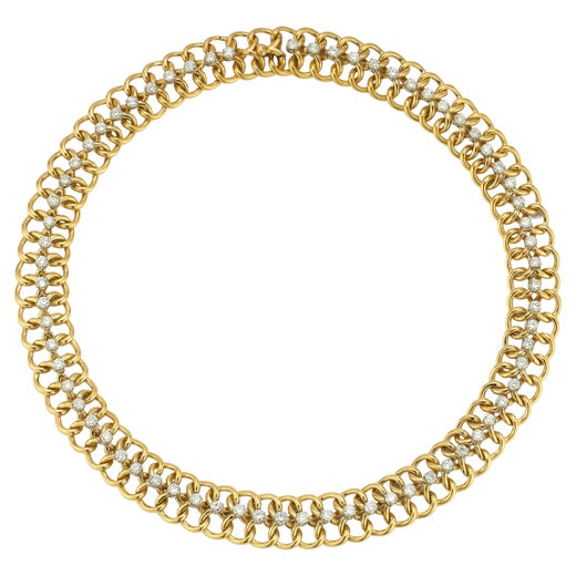 18 Karat White Gold and Diamond Zipper Necklace at 1stDibs  zip necklace,  silver zipper necklace, zipper chain necklace