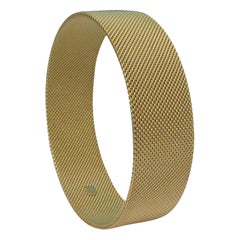 TIFFANY & Co. 18K Gold Somerset Mesh Armreif Armband aus Mesh Widder Version 47,30 Gramm